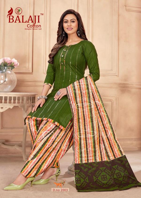 Balaji Niharika Fancy Casual Wear Cotton Dress Materials